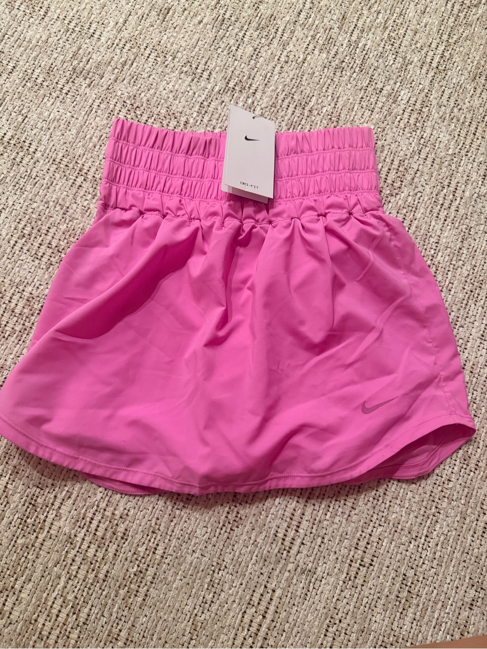Nike Women's Bright Pink Training Skirt with Swoosh